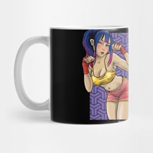 fighter girl Mug